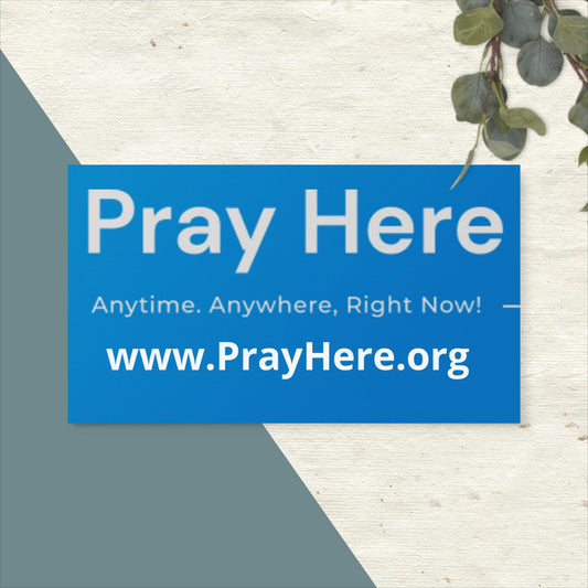 "PRAY HERE" Set of business cards
