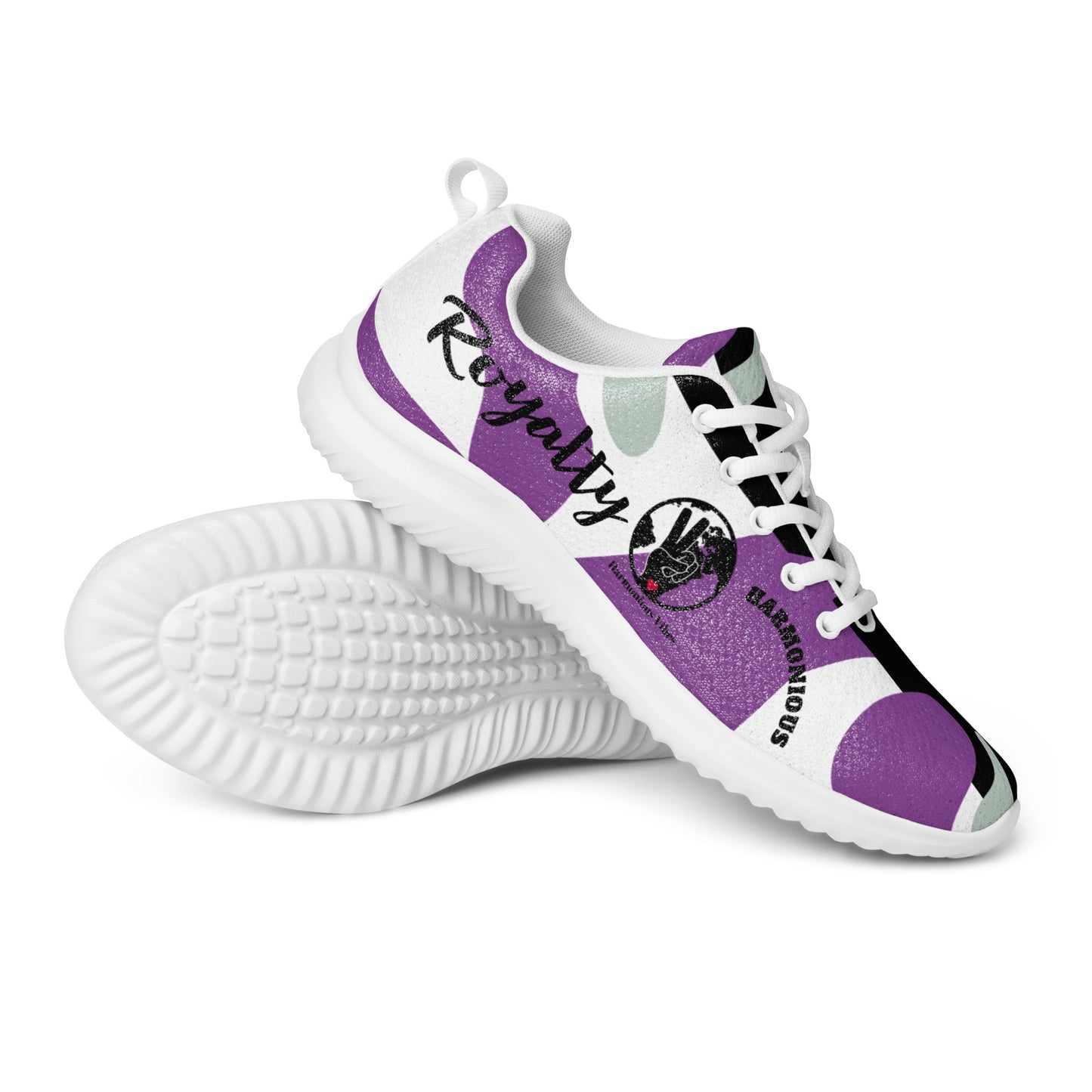 “HARMONIOUS ROYALTY “ Women’s sneakers in purple