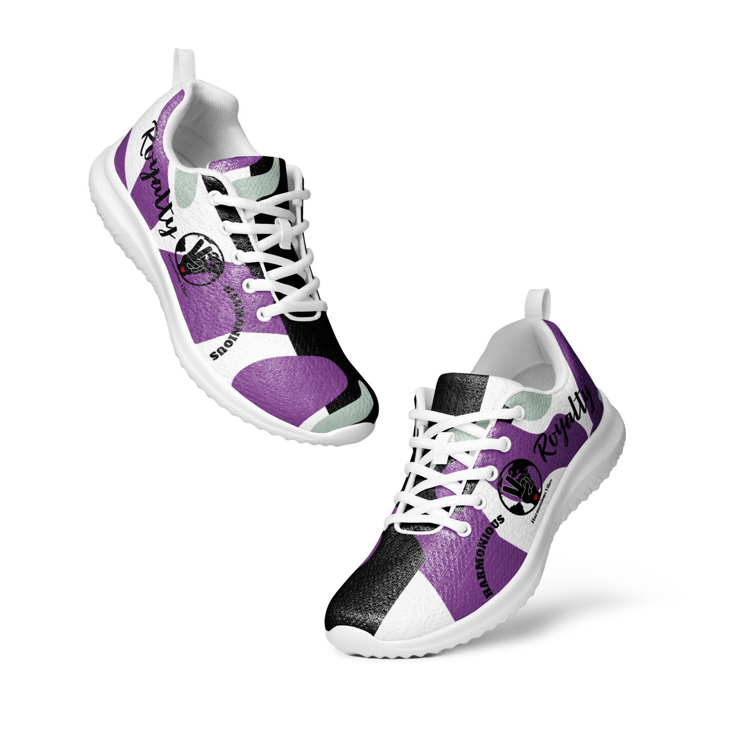 “HARMONIOUS ROYALTY “ Women’s sneakers in purple