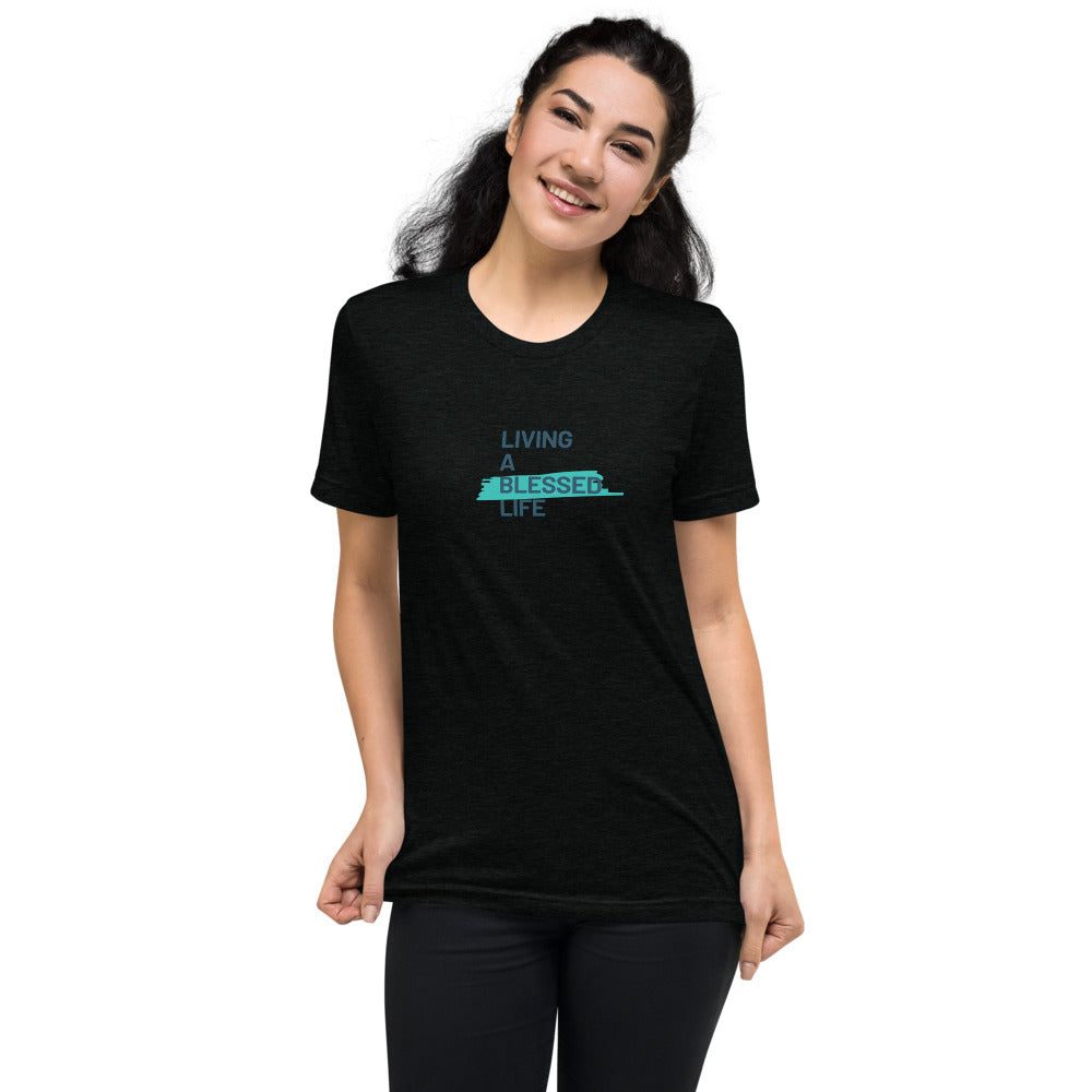 Unisex  "Living A Blessed Life"  Short sleeve t-shirt